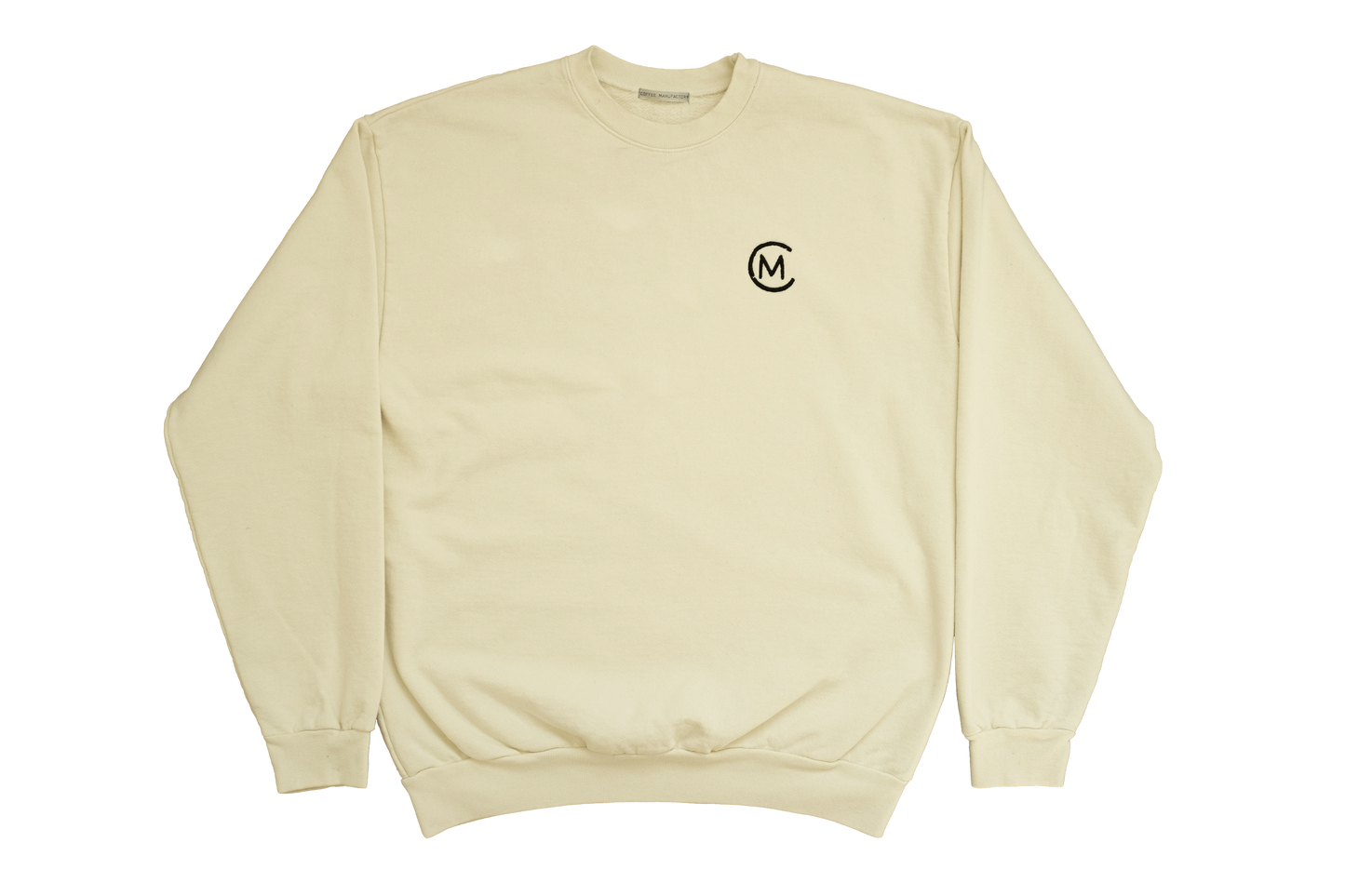 CM WHITE CREWNECK SWEATSHIRT